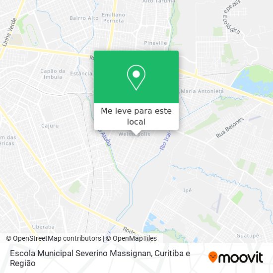 Escola Municipal Severino Massignan mapa
