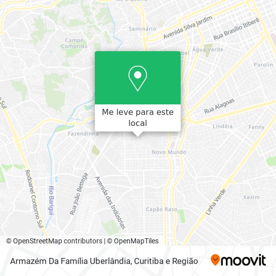 Armazém Da Família Uberlândia mapa