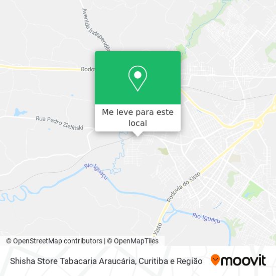 Shisha Store Tabacaria Araucária mapa