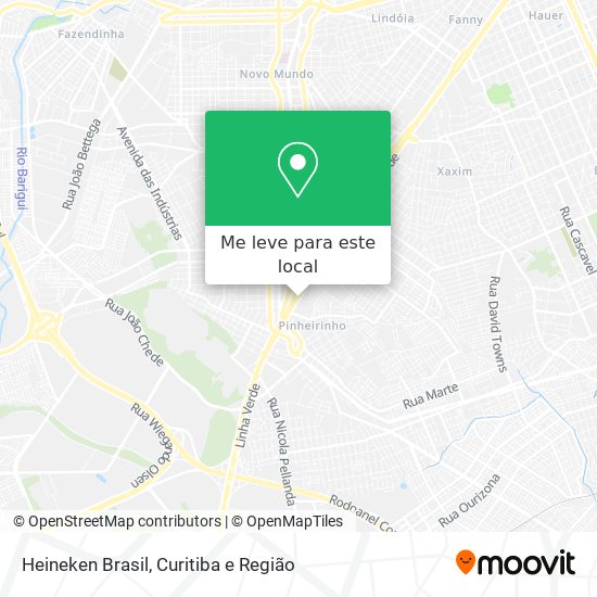 Heineken Brasil mapa
