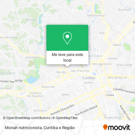 Monah nutricionista mapa