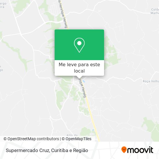 Supermercado Cruz mapa