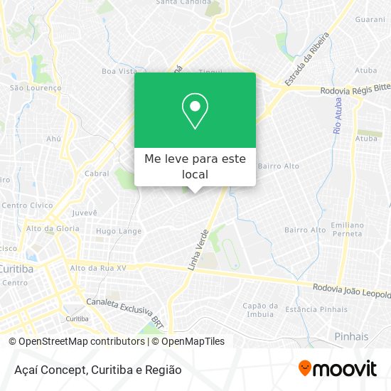 Açaí Concept mapa