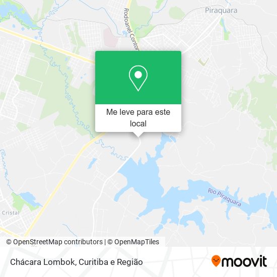 Chácara Lombok mapa