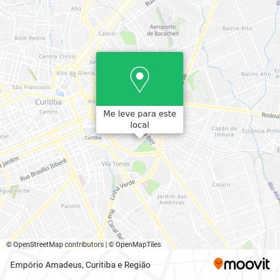 Empório Amadeus mapa