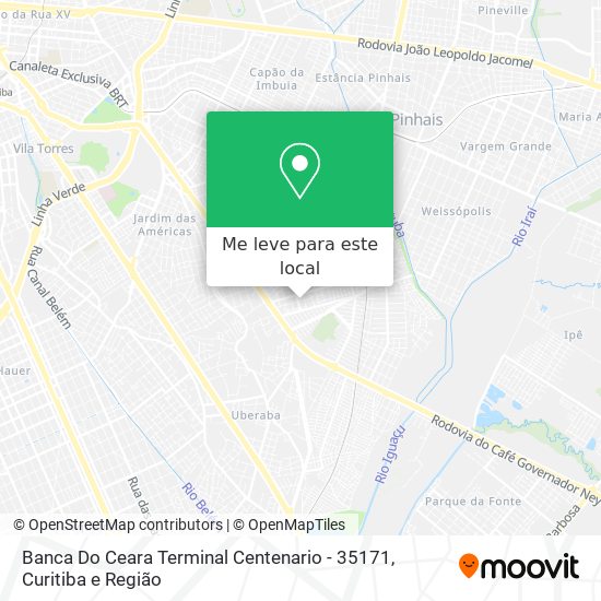 Banca Do Ceara Terminal Centenario - 35171 mapa