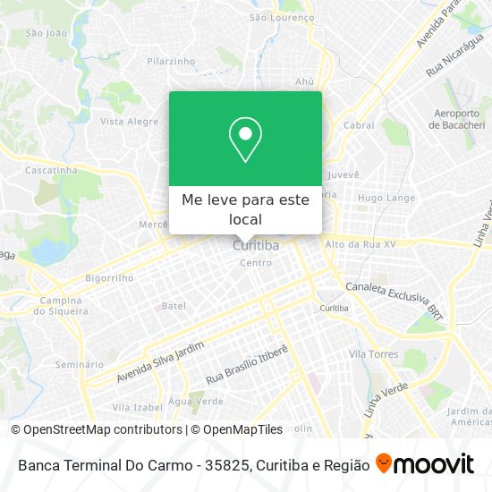 Banca Terminal Do Carmo - 35825 mapa