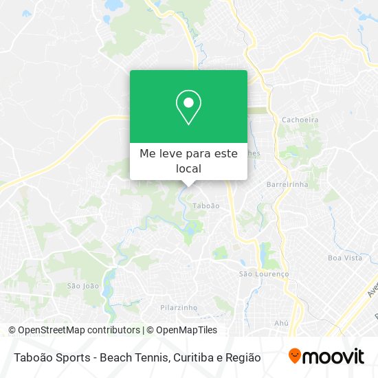 Taboão Sports - Beach Tennis mapa