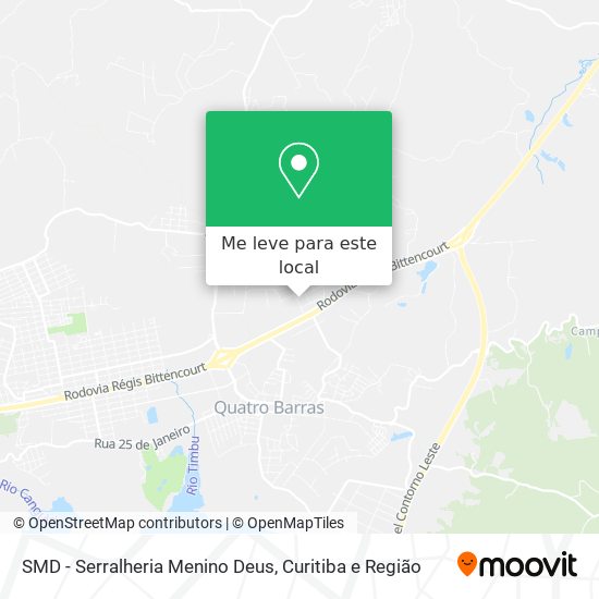 SMD - Serralheria Menino Deus mapa