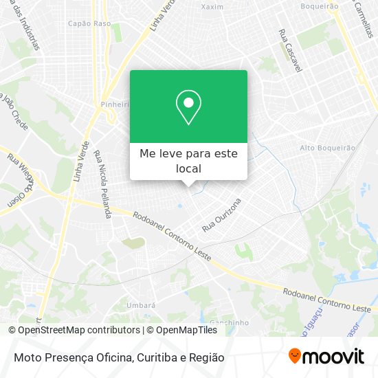 Moto Presença Oficina mapa