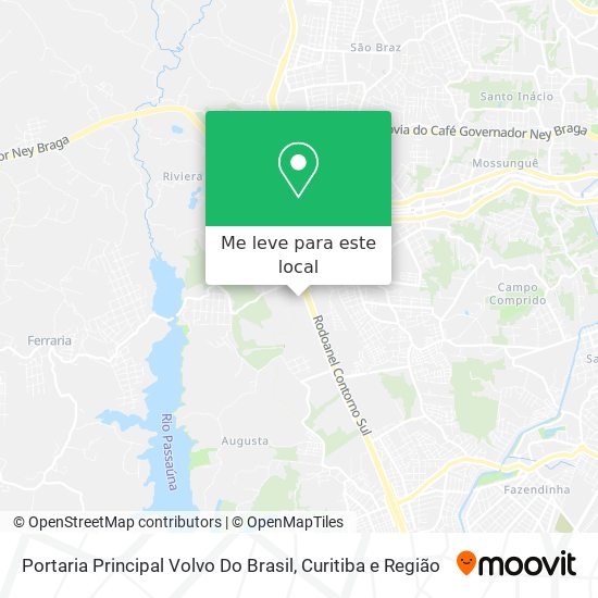 Portaria Principal Volvo Do Brasil mapa