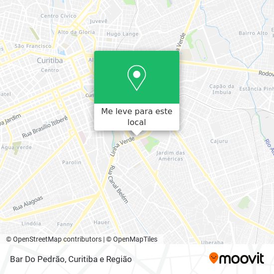 Bar Do Pedrão mapa
