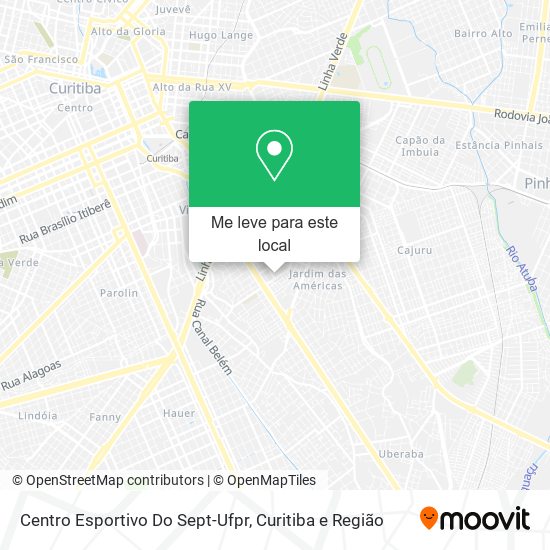 Centro Esportivo Do Sept-Ufpr mapa