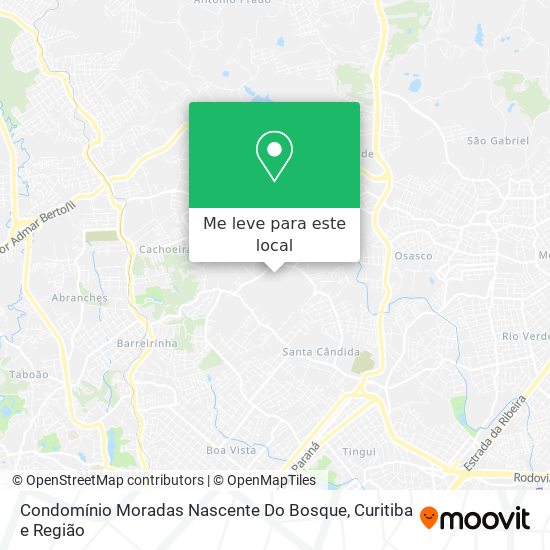 Condomínio Moradas Nascente Do Bosque mapa