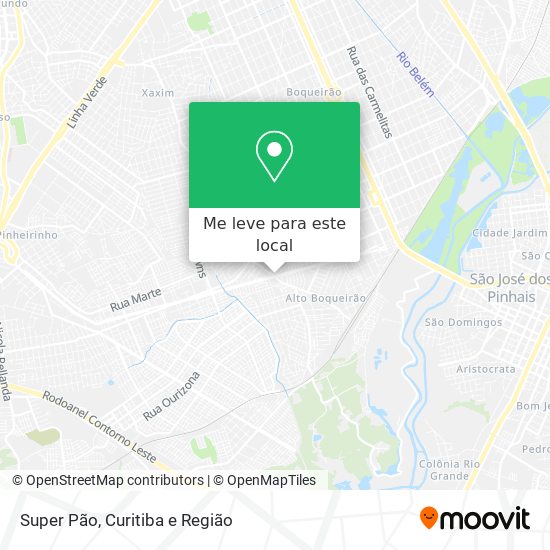 Super Pão mapa