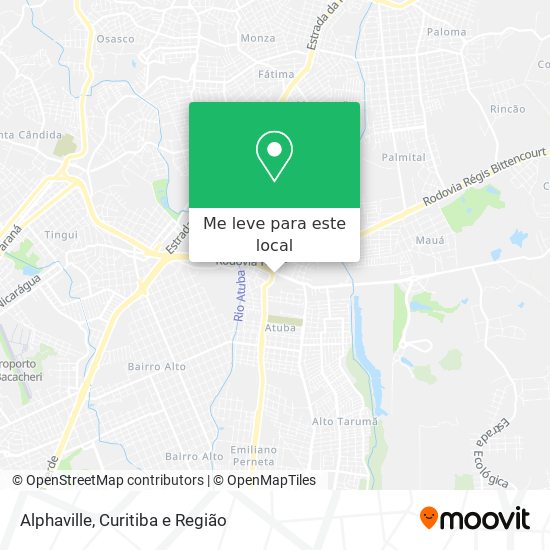 Alphaville mapa