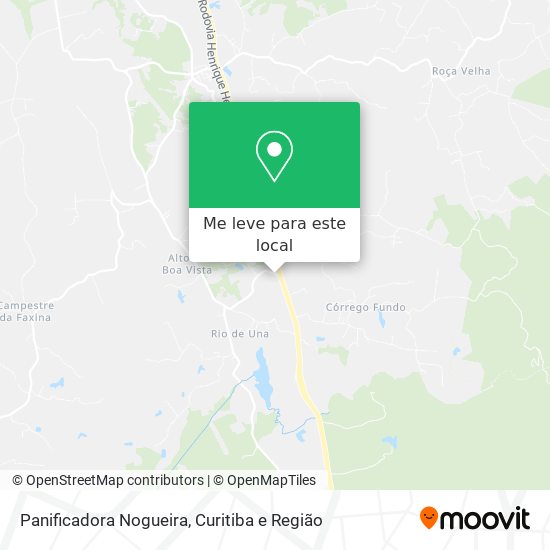 Panificadora Nogueira mapa