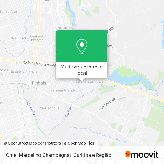 Cmei Marcelino Champagnat mapa