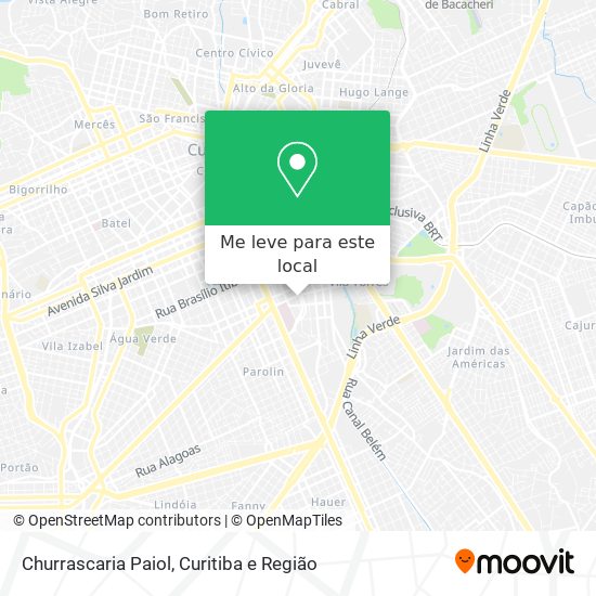 Churrascaria Paiol mapa