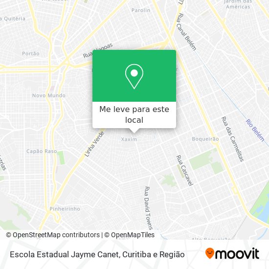 Escola Estadual Jayme Canet mapa
