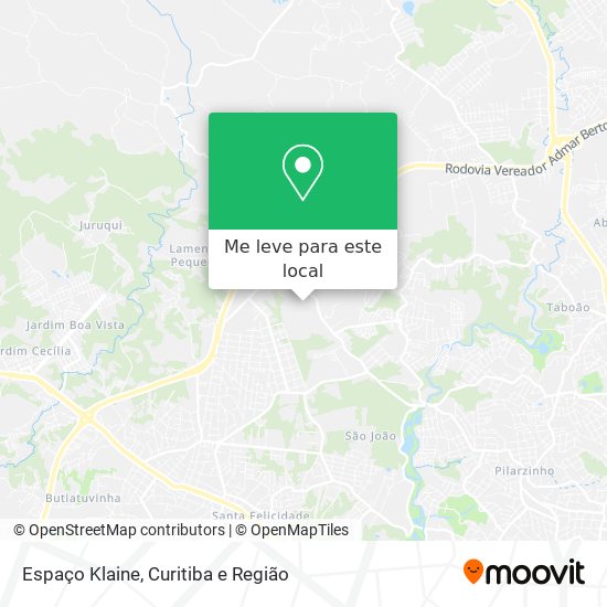 Espaço Klaine mapa
