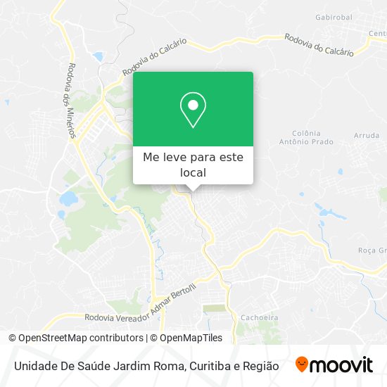 Unidade De Saúde Jardim Roma mapa