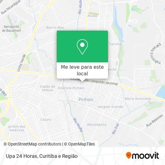 Upa 24 Horas mapa