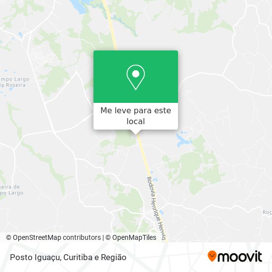 Posto Iguaçu mapa