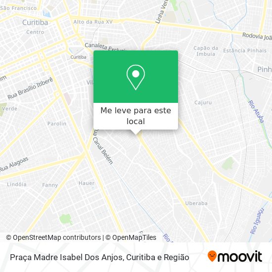 Praça Madre Isabel Dos Anjos mapa