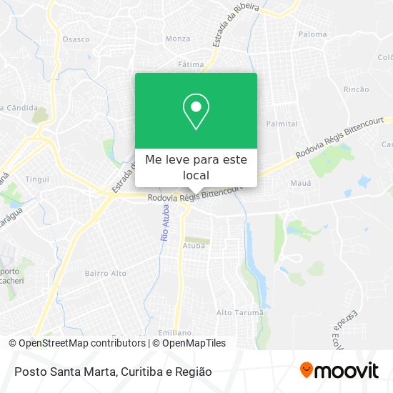 Posto Santa Marta mapa