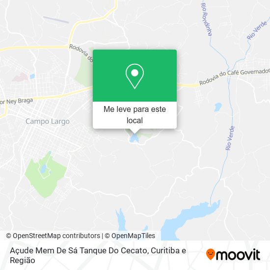 Açude Mem De Sá Tanque Do Cecato mapa