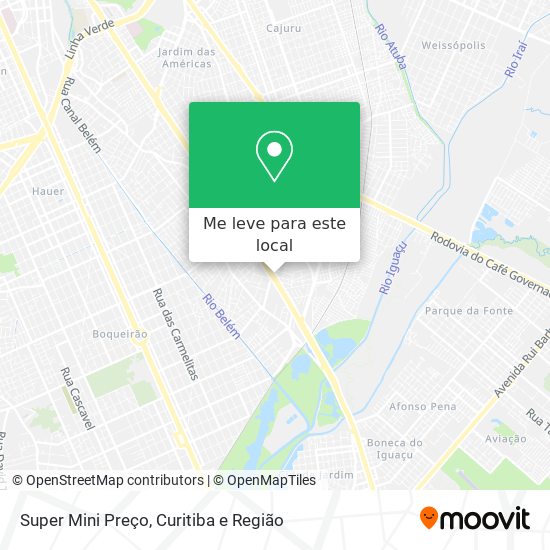 Super Mini Preço mapa