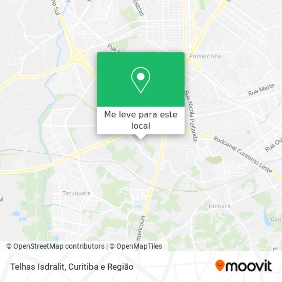 Telhas Isdralit mapa
