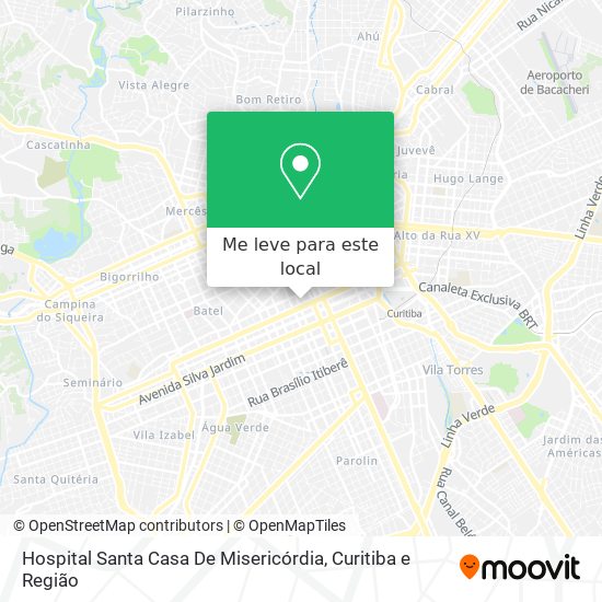 Hospital Santa Casa De Misericórdia mapa