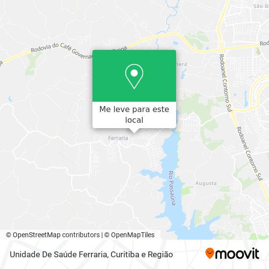 Unidade De Saúde Ferraria mapa