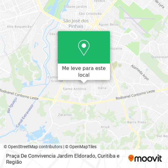Praça De Convivencia Jardim Eldorado mapa