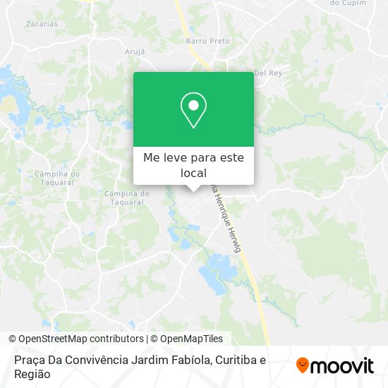 Praça Da Convivência Jardim Fabíola mapa