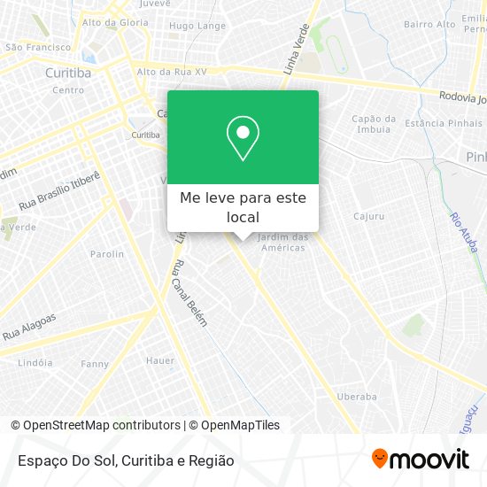 Espaço Do Sol mapa