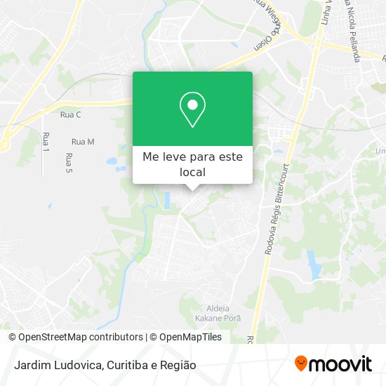 Jardim Ludovica mapa