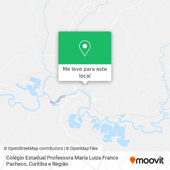 Colégio Estadual Professora Maria Luíza Franco Pacheco mapa