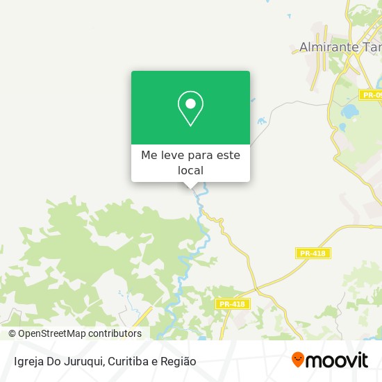 Igreja Do Juruqui mapa