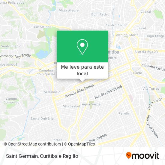 Saint Germain mapa
