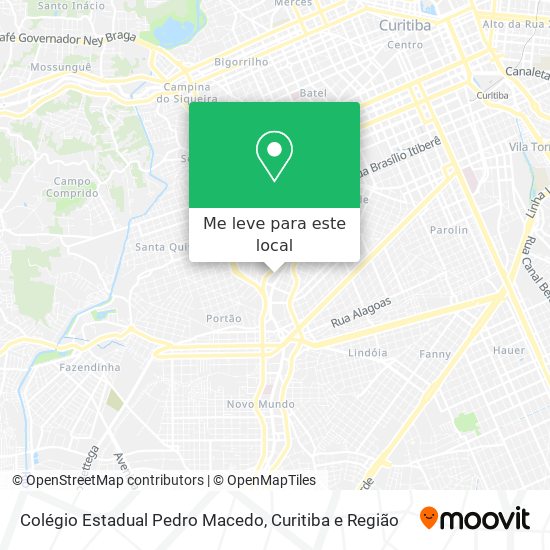 Colégio Estadual Pedro Macedo mapa
