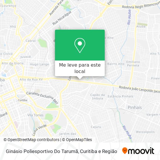 Ginásio Poliesportivo Do Tarumã mapa