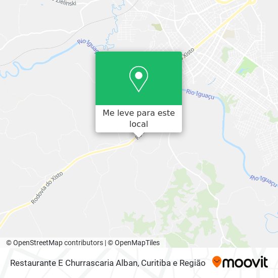 Restaurante E Churrascaria Alban mapa