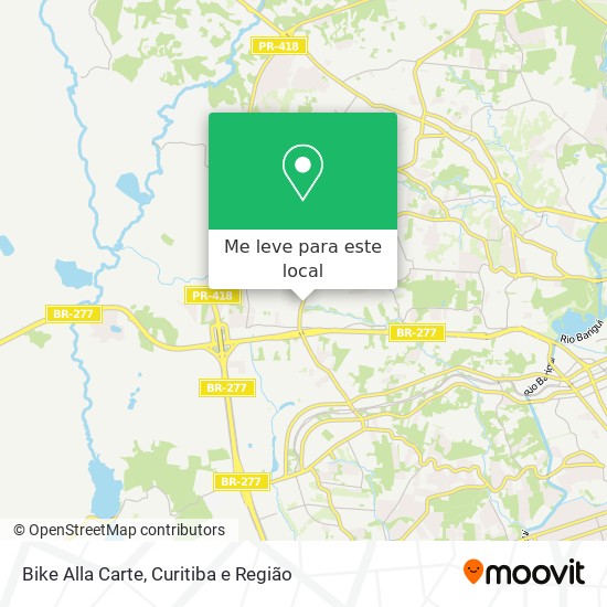 Bike Alla Carte mapa