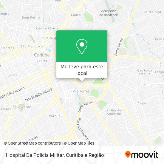 Hospital Da Polícia Militar mapa