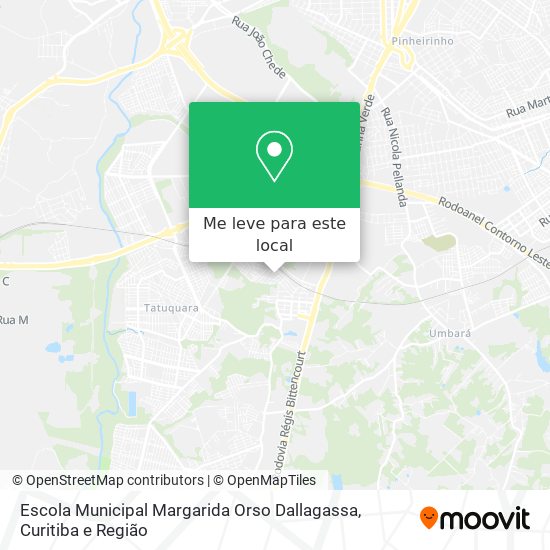 Escola Municipal Margarida Orso Dallagassa mapa