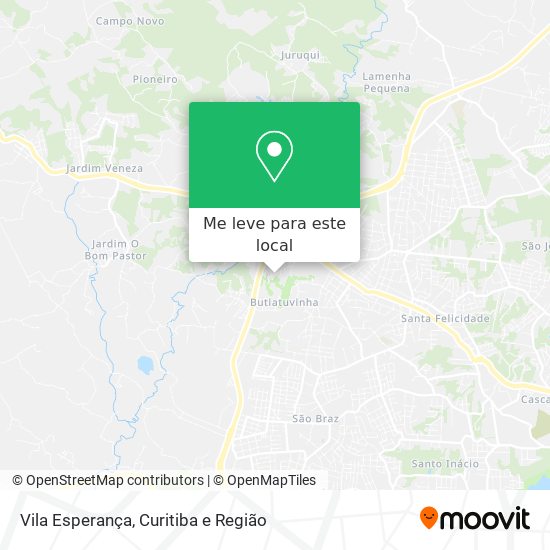 Vila Esperança mapa