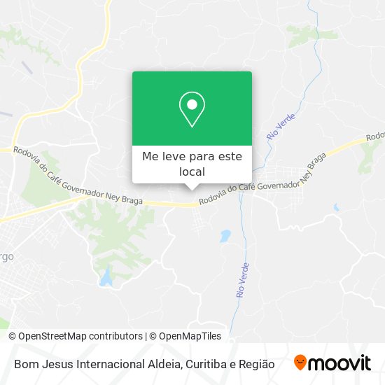 Bom Jesus Internacional Aldeia mapa